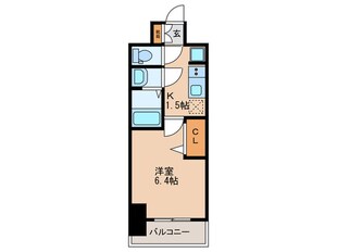 アステリ鶴舞ディオの物件間取画像